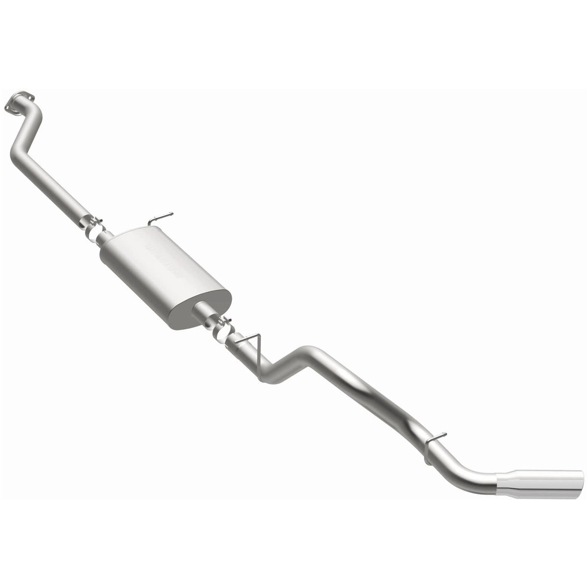 MagnaFlow Street Series cat-back výfuk – Chevrolet Silverado 1500 (1999–2002) / GMC Sierra 1500 (1999–2002), jednostěnná leštěná koncovka Ø 4″, potrubí Ø 3″ - 15618