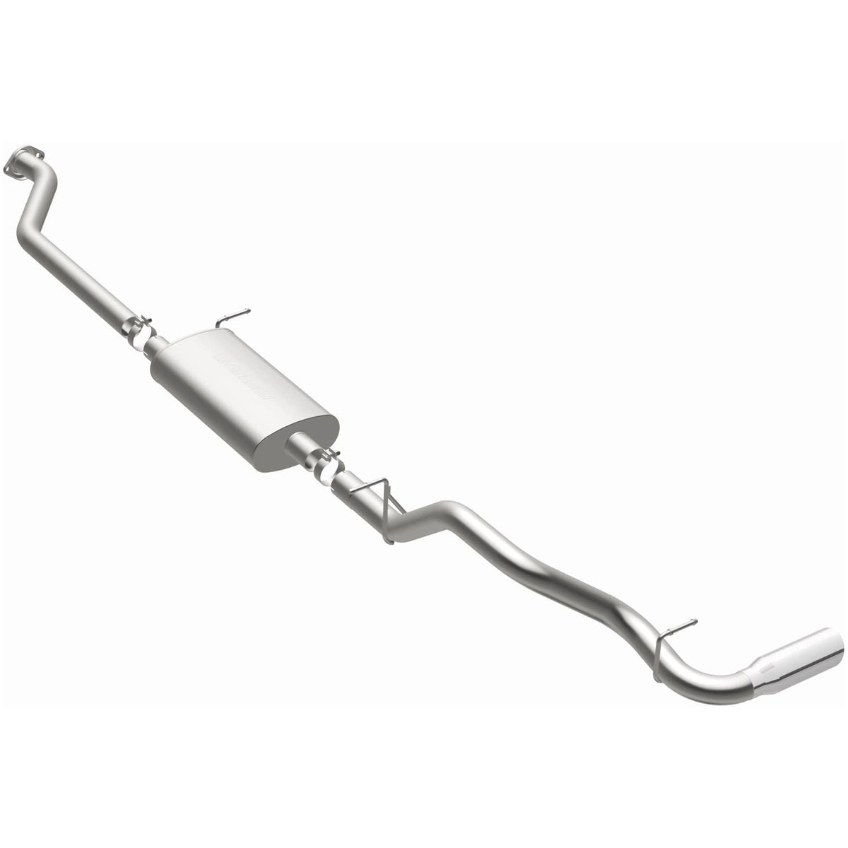 MagnaFlow Street Series cat-back výfuk – Chevrolet Silverado 1500 (2003–2006) / GMC Sierra 1500 (2003–2006) a další, jednostěnná leštěná koncovka Ø 4″, potrubí Ø 3″ - 15778