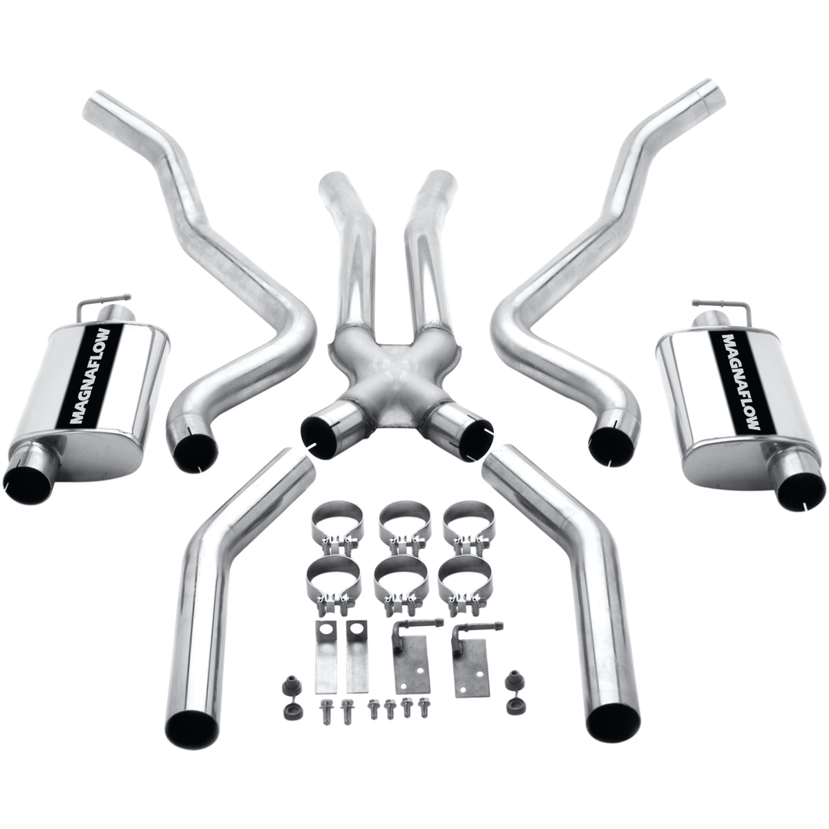 MagnaFlow Street Series crossmember-back výfuk – Dodge Challenger (1970–1972) / Plymouth Barracuda (1970–1972) - 15852