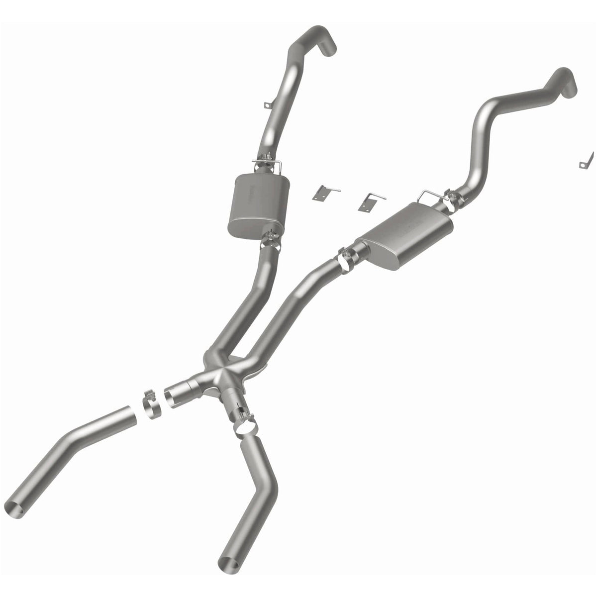 MagnaFlow Street Series crossmember-back výfuk – Dodge Challenger (1970–1972) / Plymouth Barracuda (1970–1972) - 15852