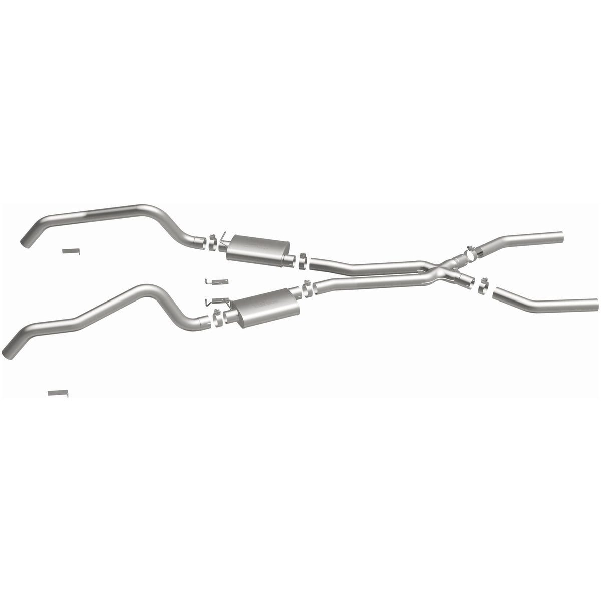 MagnaFlow Street Series crossmember-back výfuk – Dodge Challenger (1970–1972) / Plymouth Barracuda (1970–1972) - 15852