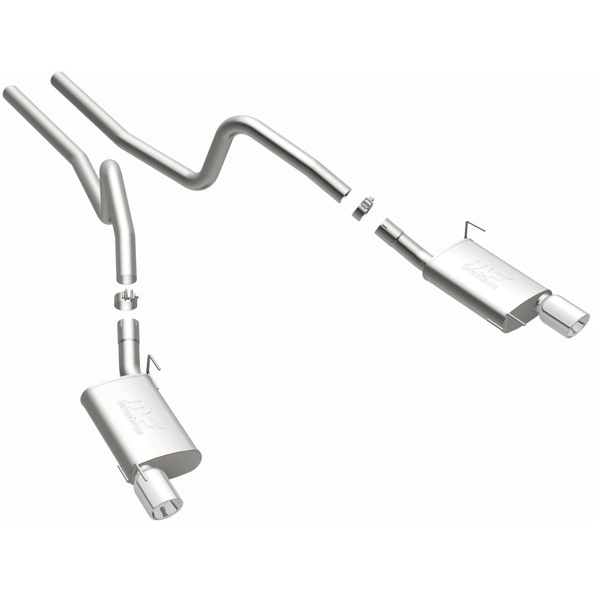MagnaFlow Street Series cat-back výfuk – Ford Mustang 4,6 (2005–2009) / Mustang Shelby GT500 5,4 (2007–2009) - 15881