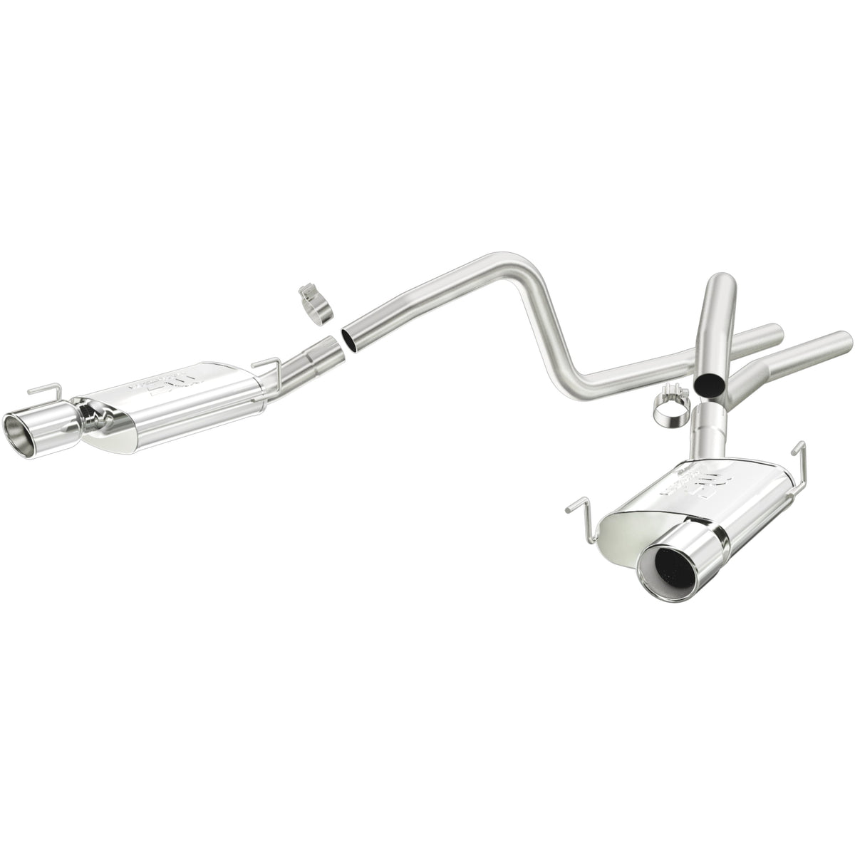 MagnaFlow Street Series cat-back výfuk – Ford Mustang 4,6 (2005–2009) / Mustang Shelby GT500 5,4 (2007–2009) - 15881