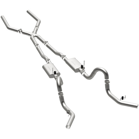 MagnaFlow Street Series crossmember-back výfuk – Pontiac GTO (1968–1973) / Oldsmobile Cutlass (1968–1973) a další, 2 koncovky rozděleně za zadními koly - 15898