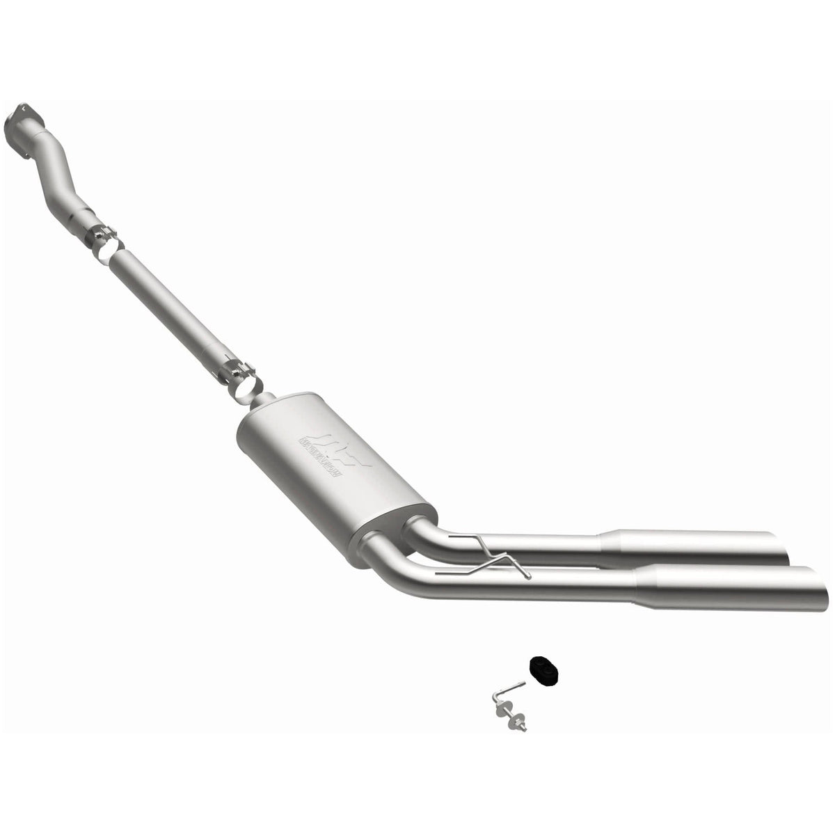 MagnaFlow Street Series cat-back výfuk – Ford F-150 (2004–2010) / Lincoln Mark LT 5,4 (2006–2008), 2 jednostěnné leštěné koncovky vpravo před zadním kolem - 16522