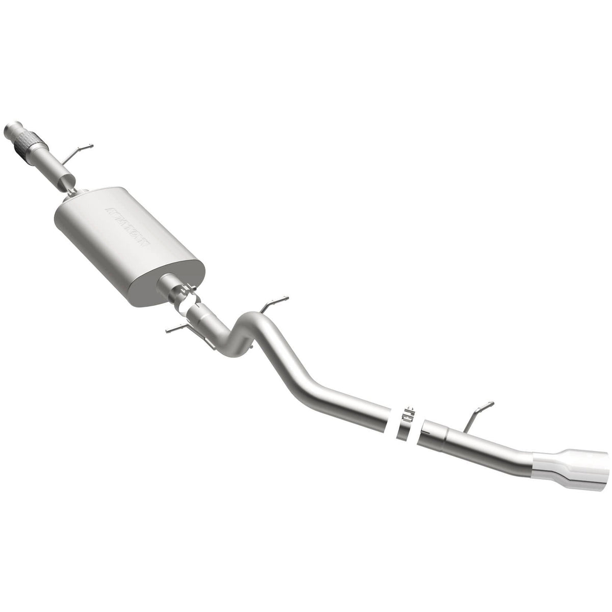 MagnaFlow Street Series cat-back výfuk – Chevrolet Tahoe (2009–2014) / GMC Yukon (2009–2014), leštěná koncovka Ø 3,5″ - 16564