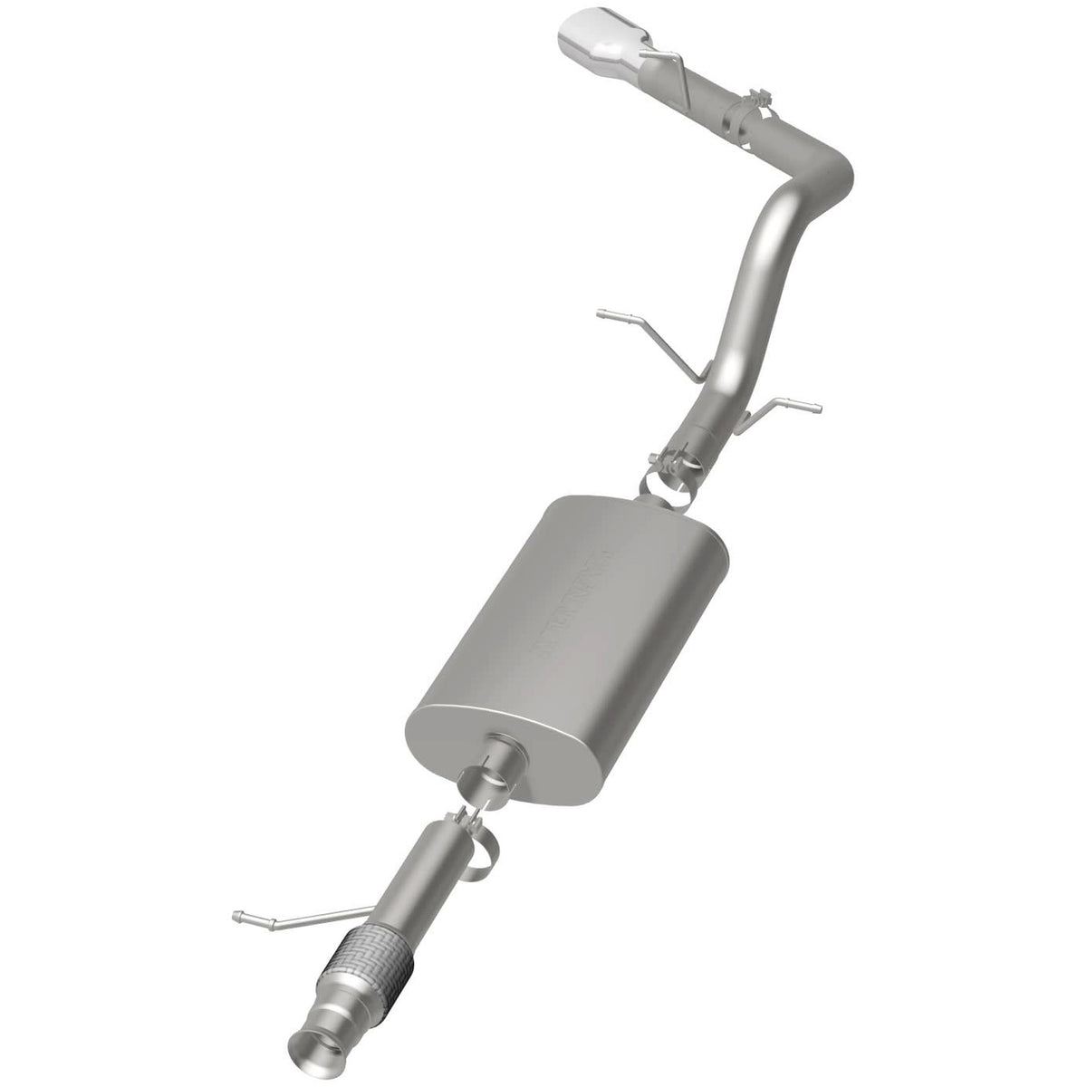 MagnaFlow Street Series cat-back výfuk – Chevrolet Tahoe (2009–2014) / GMC Yukon (2009–2014), leštěná koncovka Ø 3,5″ - 16564