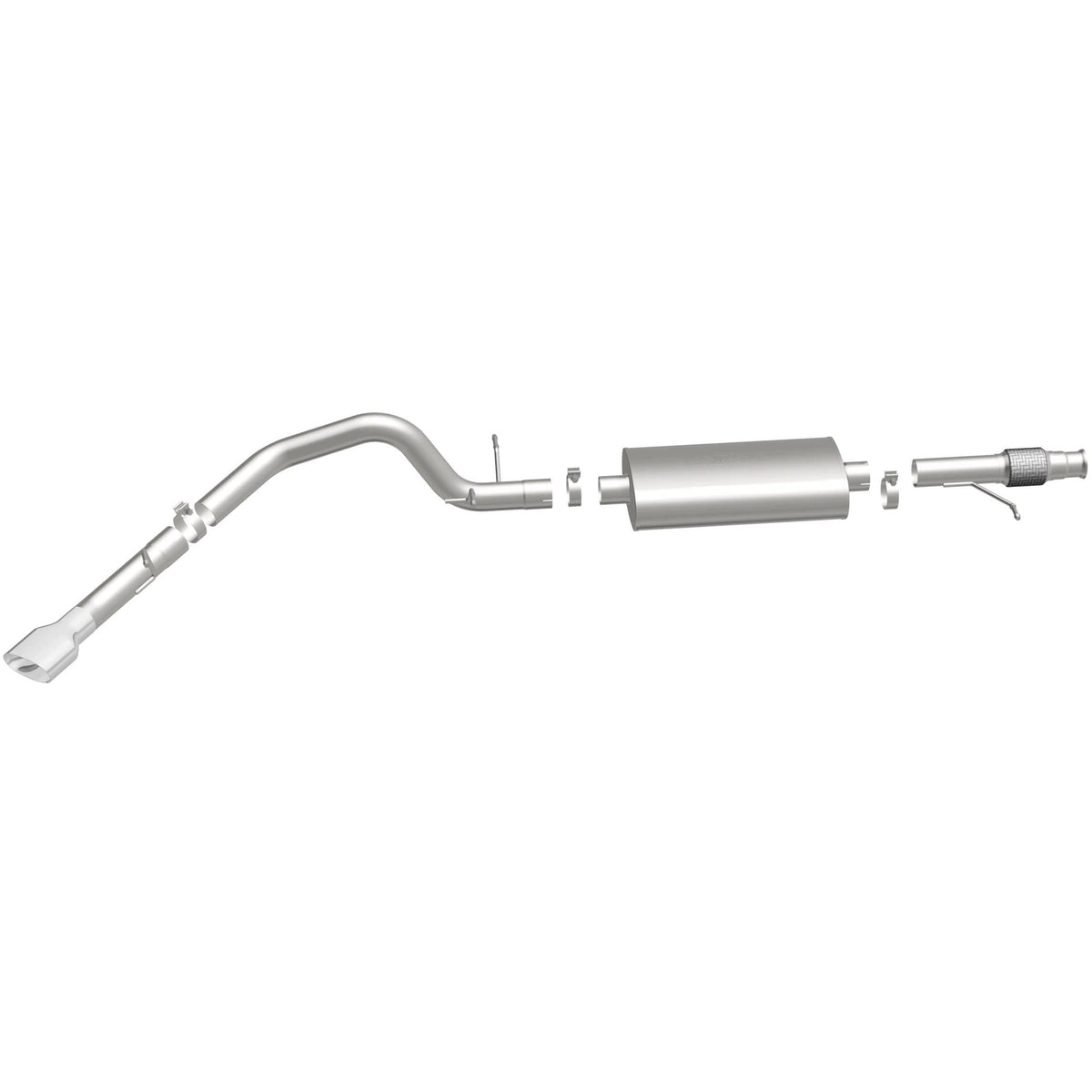 MagnaFlow Street Series cat-back výfuk – Chevrolet Tahoe (2009–2014) / GMC Yukon (2009–2014), leštěná koncovka Ø 3,5″ - 16564
