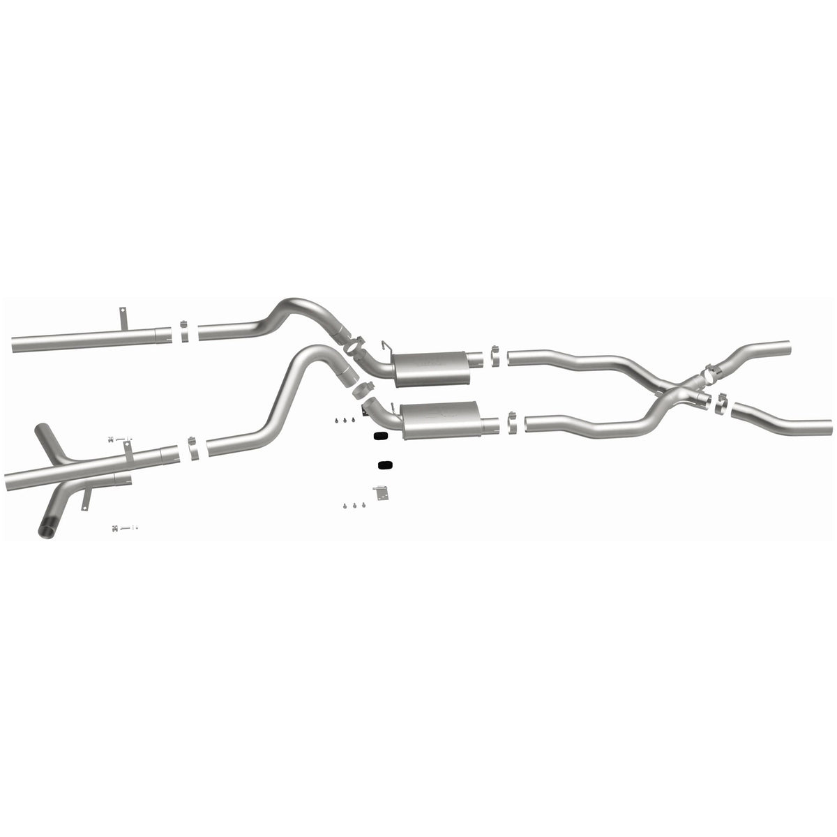 MagnaFlow Street Series crossmember-back výfuk – Chevrolet Bel Air 4,3 / 4,6 (1955–1957) - 16596