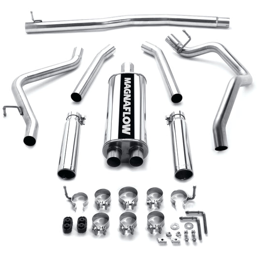 MagnaFlow Street Series cat-back výfuk – Dodge Dakota (2005–2008) / Mitsubishi Raider (2006–2008) - 16622