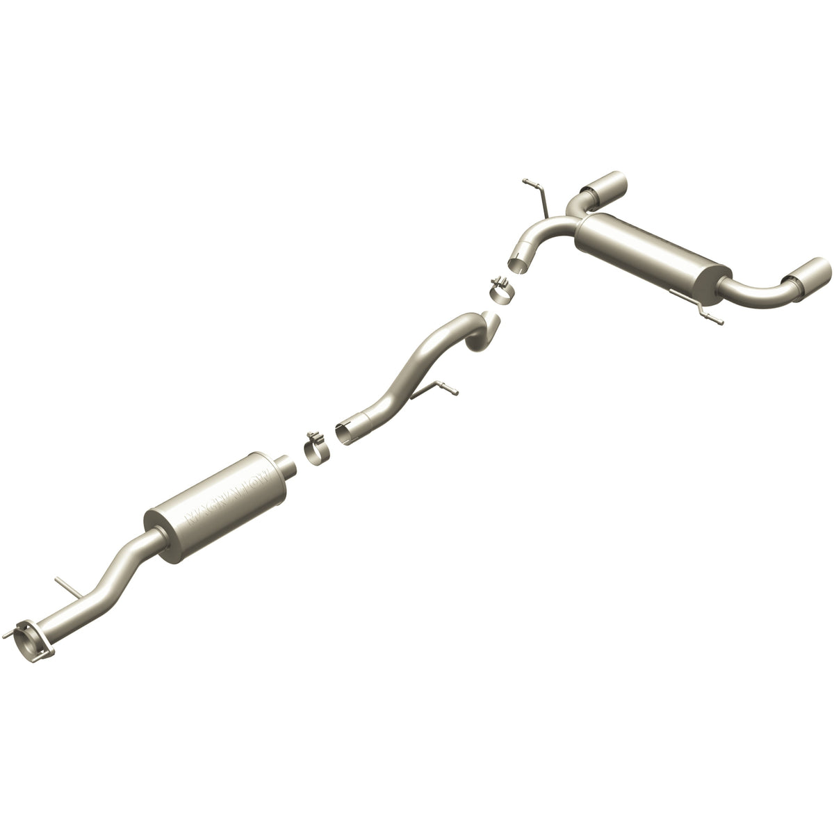 MagnaFlow Street Series cat-back výfuk – Hummer H3 3,5 / 3,7 (2006–2010) - 16630