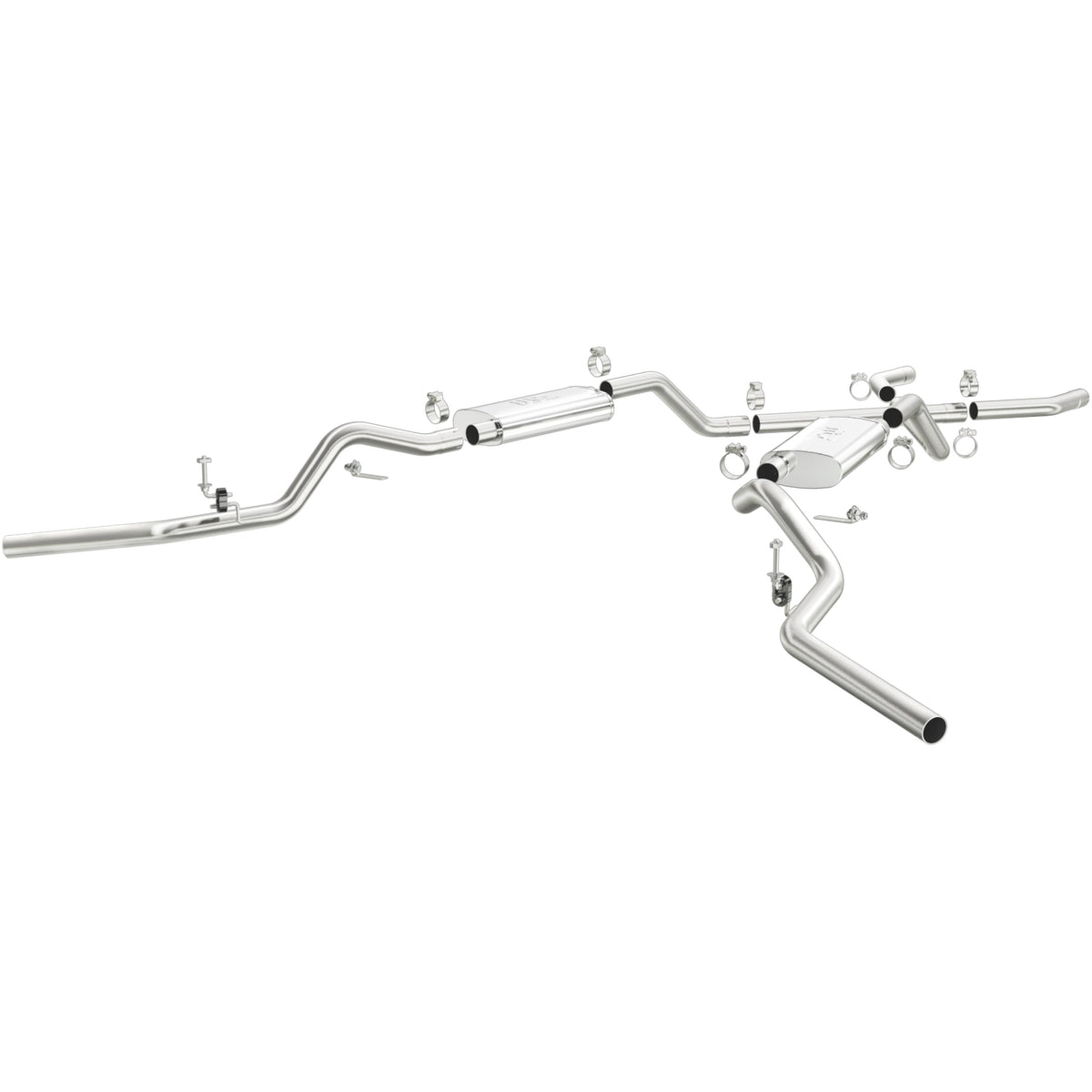 MagnaFlow Street Series crossmember-back výfuk – Chevrolet C10 Pickup (1960–1972) / Chevrolet C20 Pickup (1966–1972) - 16643