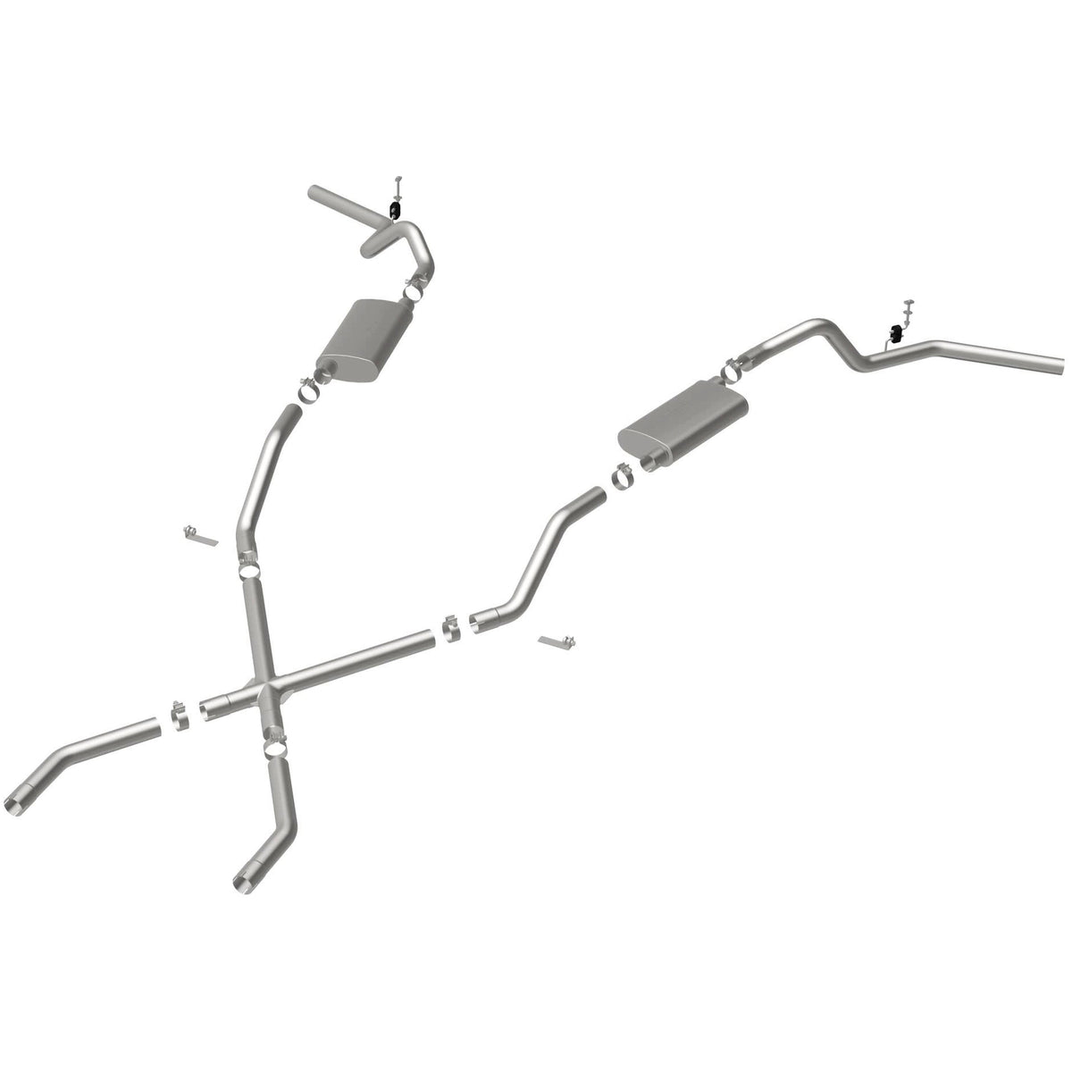 MagnaFlow Street Series crossmember-back výfuk – Chevrolet C10 Pickup (1960–1972) / Chevrolet C20 Pickup (1966–1972) - 16643