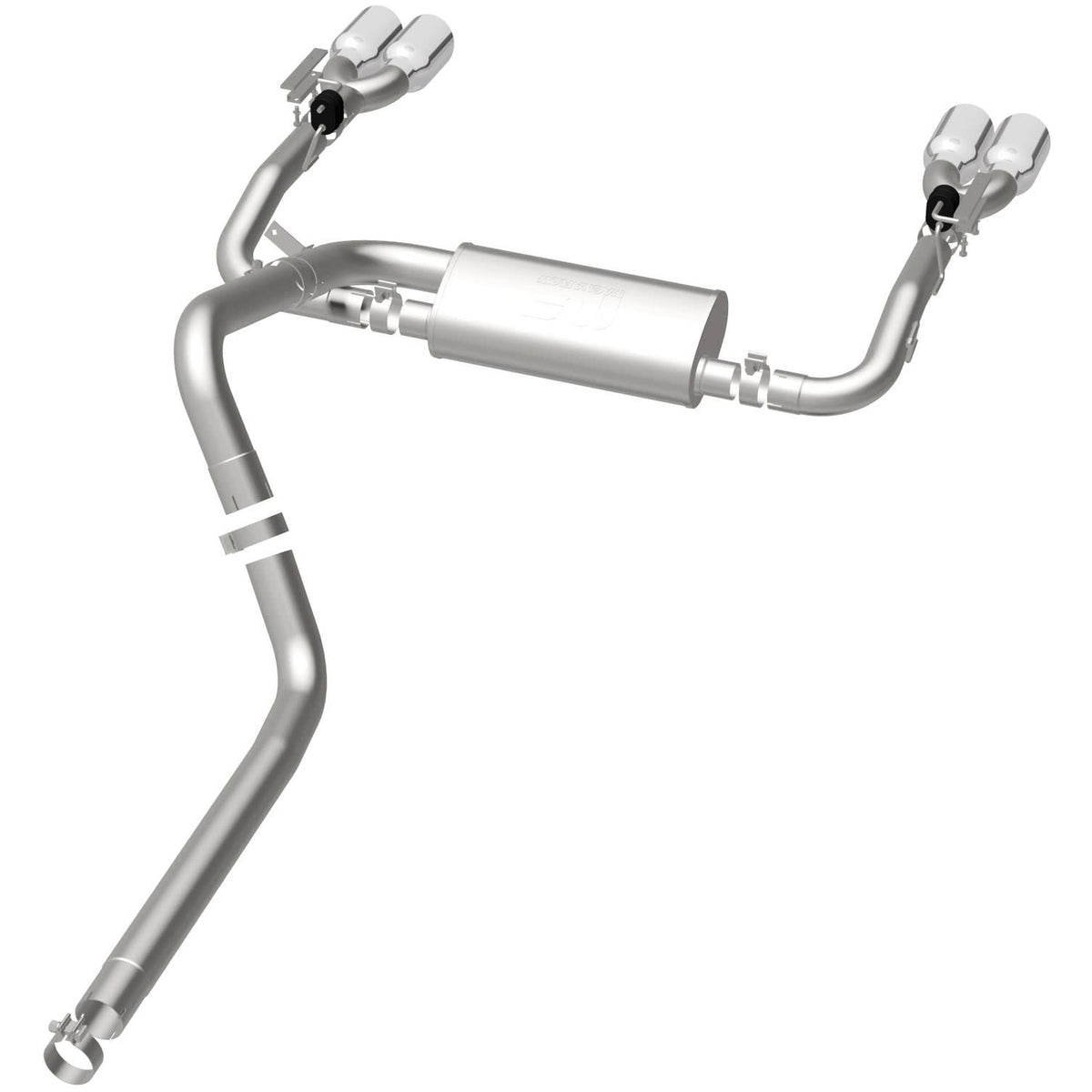MagnaFlow Street Series cat-back výfuk – Chevrolet Camaro / Pontiac Firebird 5,7 (1998–2002), 4 koncovky rozděleně vzadu - 16723