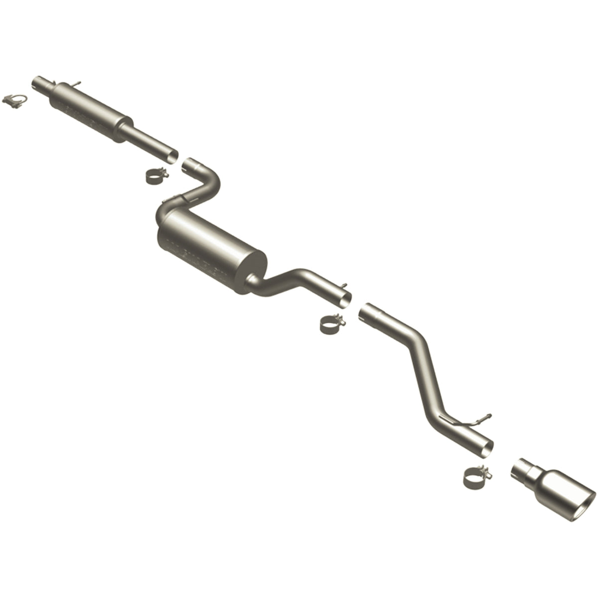 MagnaFlow Street Series cat-back výfuk – Mazda 3 2,0 (2007–2009) / 3 S 2,3 (2007–2009) - 16786