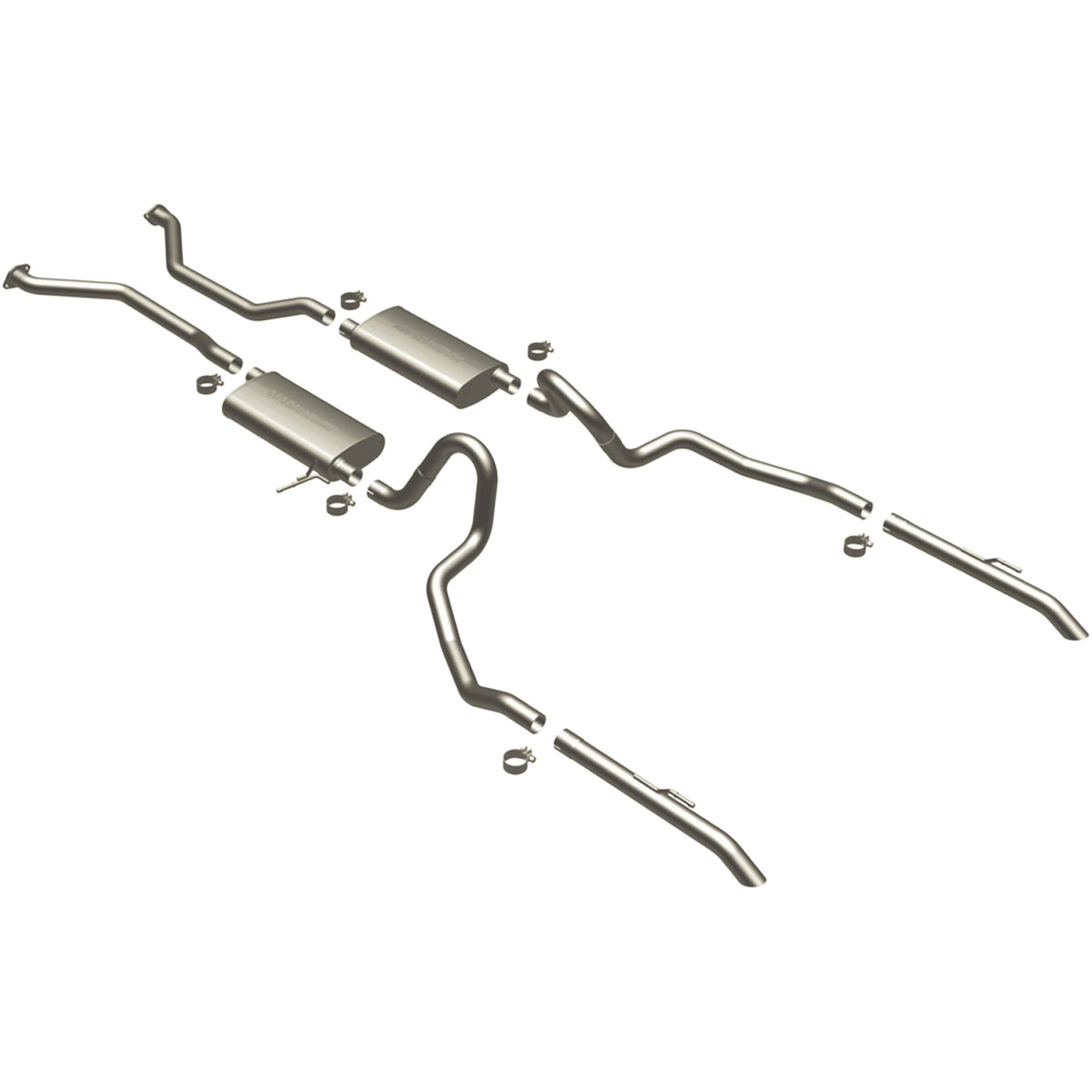 MagnaFlow Street Series cat-back výfuk – Ford Crown Victoria / Mercury Grand Marquis 4,6 (2006–2010) - 16788