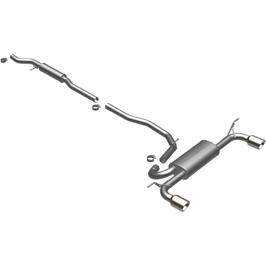 MagnaFlow Street Series cat-back výfuk – Ford Edge (2007–2014) / Lincoln MKX 3,5 (2007–2010), 2 leštěné koncovky Ø 4″ rozděleně vzadu, potrubí Ø 2,5″ - 16871