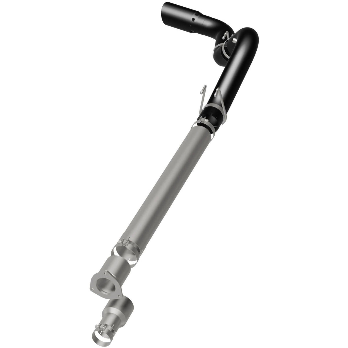 MagnaFlow Black DPF Series DPF-back výfuk – Ford F-250 Super Duty (2008–2019) / Ford F-350 Super Duty (2008–2019), koncovka vpravo vzadu