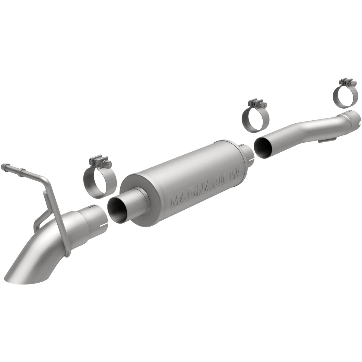 MagnaFlow Off-Road Pro Series cat-back výfuk – Jeep Wrangler 3,8 (2007–2011) - 17119