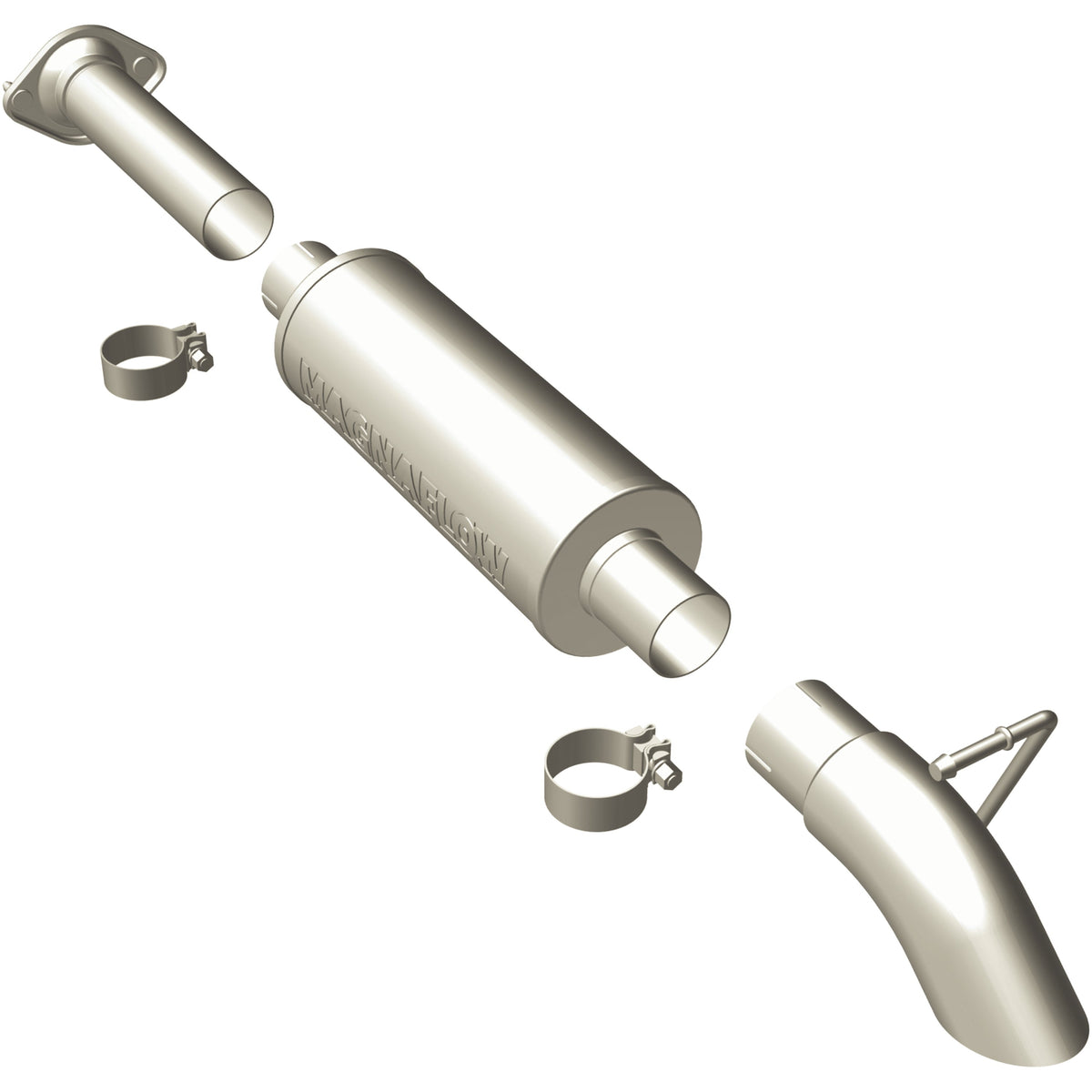 MagnaFlow Off-Road Pro Series cat-back výfuk – Jeep Wrangler 4,0 (2004–2006) - 17121