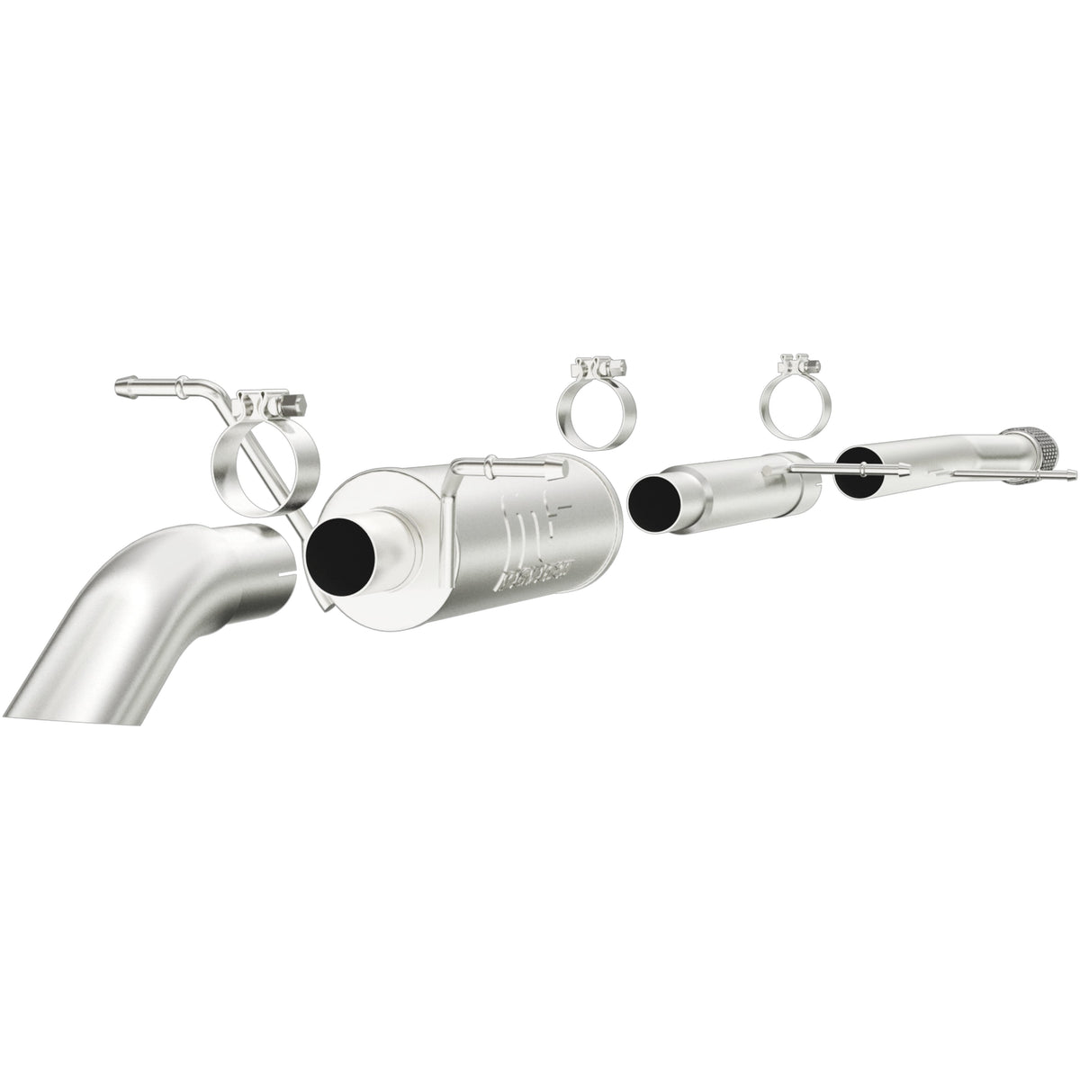 MagnaFlow Off-Road Pro Series cat-back výfuk – Chevrolet Silverado 1500 (2014–2018) / GMC Sierra 1500 (2014–2018), koncovky délky 11″ - 17146
