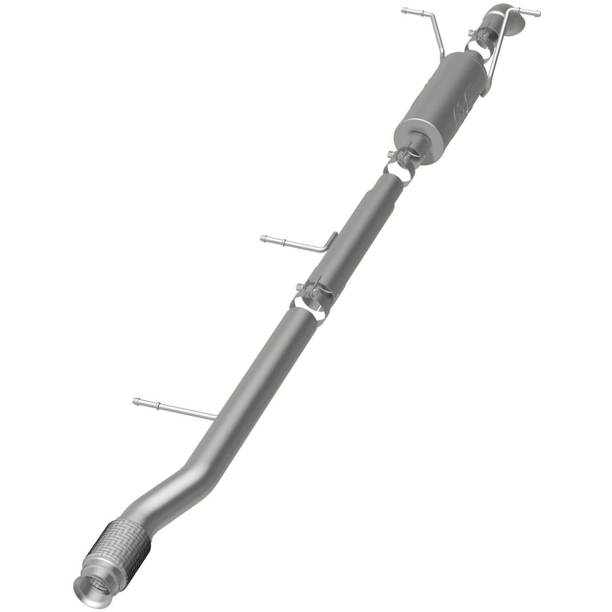 MagnaFlow Off-Road Pro Series cat-back výfuk – Chevrolet Silverado 1500 (2014–2018) / GMC Sierra 1500 (2014–2018), koncovky délky 11″ - 17146