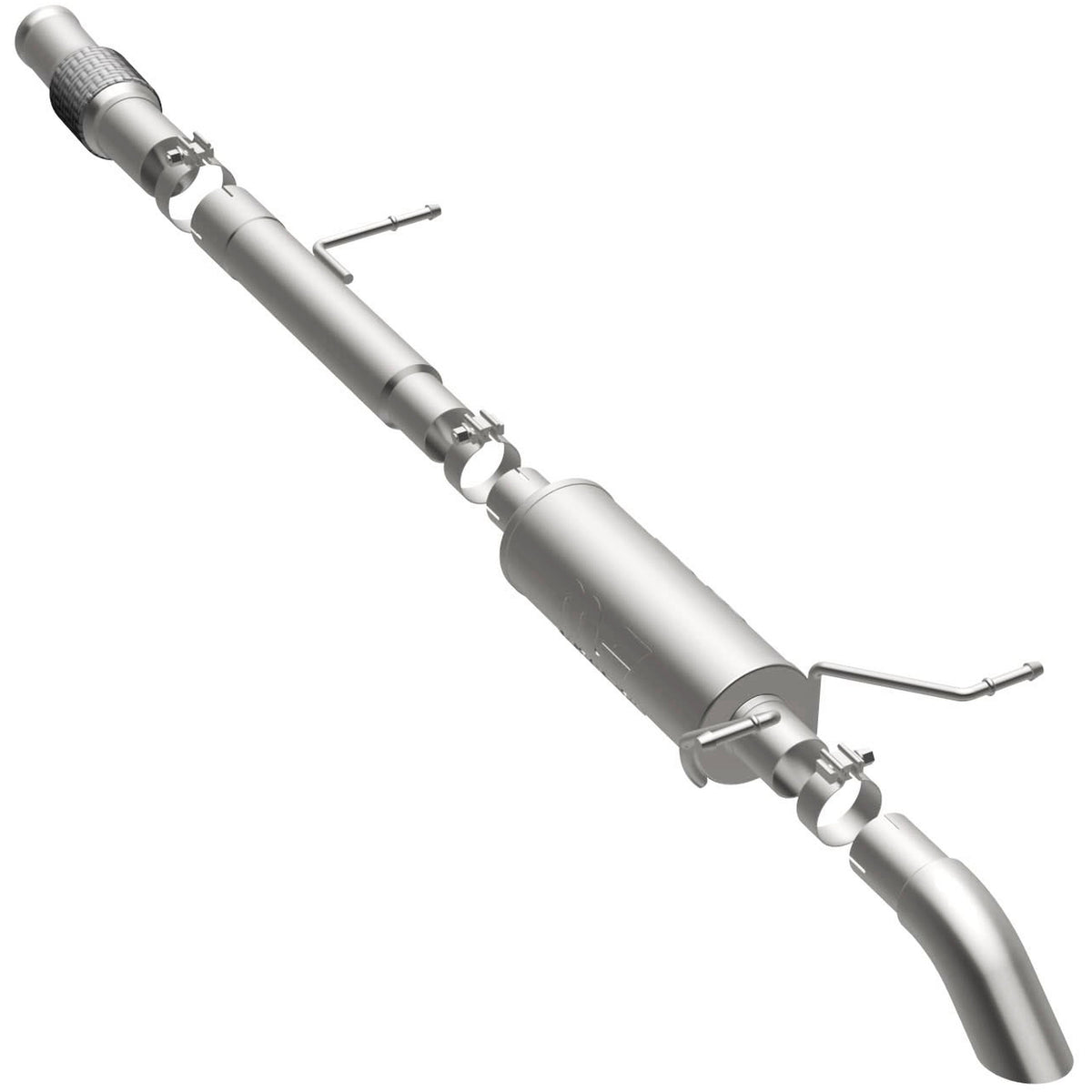 MagnaFlow Off-Road Pro Series cat-back výfuk – Chevrolet Silverado 1500 5,3 (2014–2018) a další, koncovky délky 10,75″ - 17148