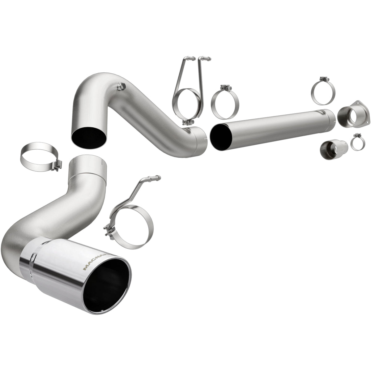 MagnaFlow Black DPF Series DPF-back výfuk – Ford F-250 Super Duty (2008–2019) / Ford F-350 Super Duty (2008–2019), koncovka vpravo vzadu