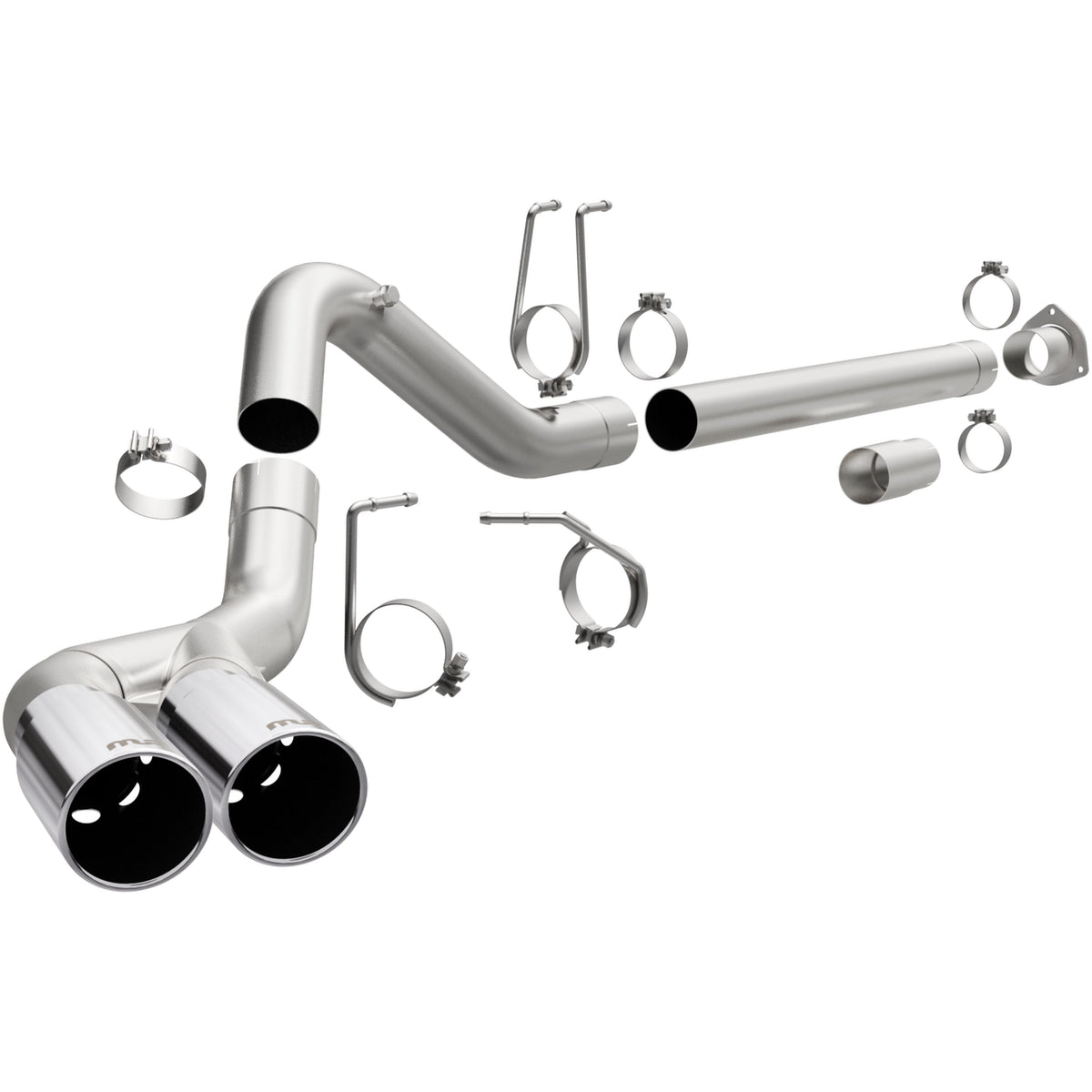 MagnaFlow Black DPF Series DPF-back výfuk – Ford F-250 Super Duty 6,7 (2011–2019) a další, 2 koncovky vpravo za zadním kolem