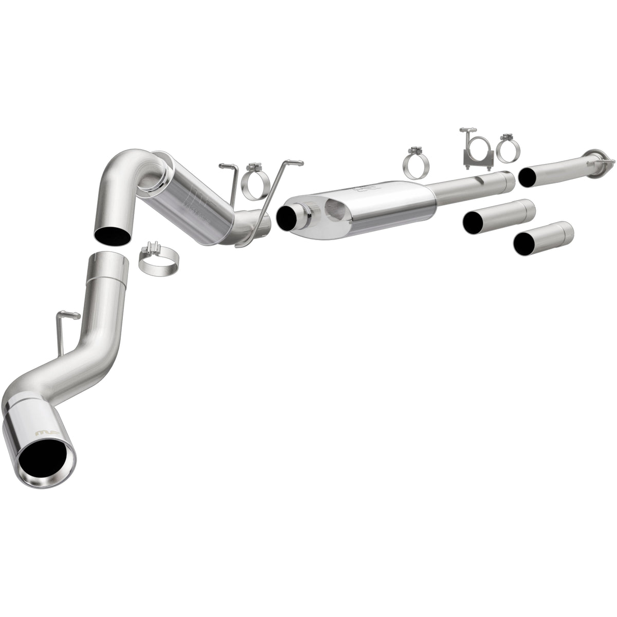 MagnaFlow Street Series cat-back výfuk – Chevrolet Silverado 2500 HD 6,0 (2011–2019) a další, koncovka Ø 5″ vpravo vzadu