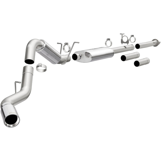 MagnaFlow Street Series cat-back výfuk – Chevrolet Silverado 2500 HD 6,0 (2011–2019) a další, koncovka Ø 5″ vpravo vzadu