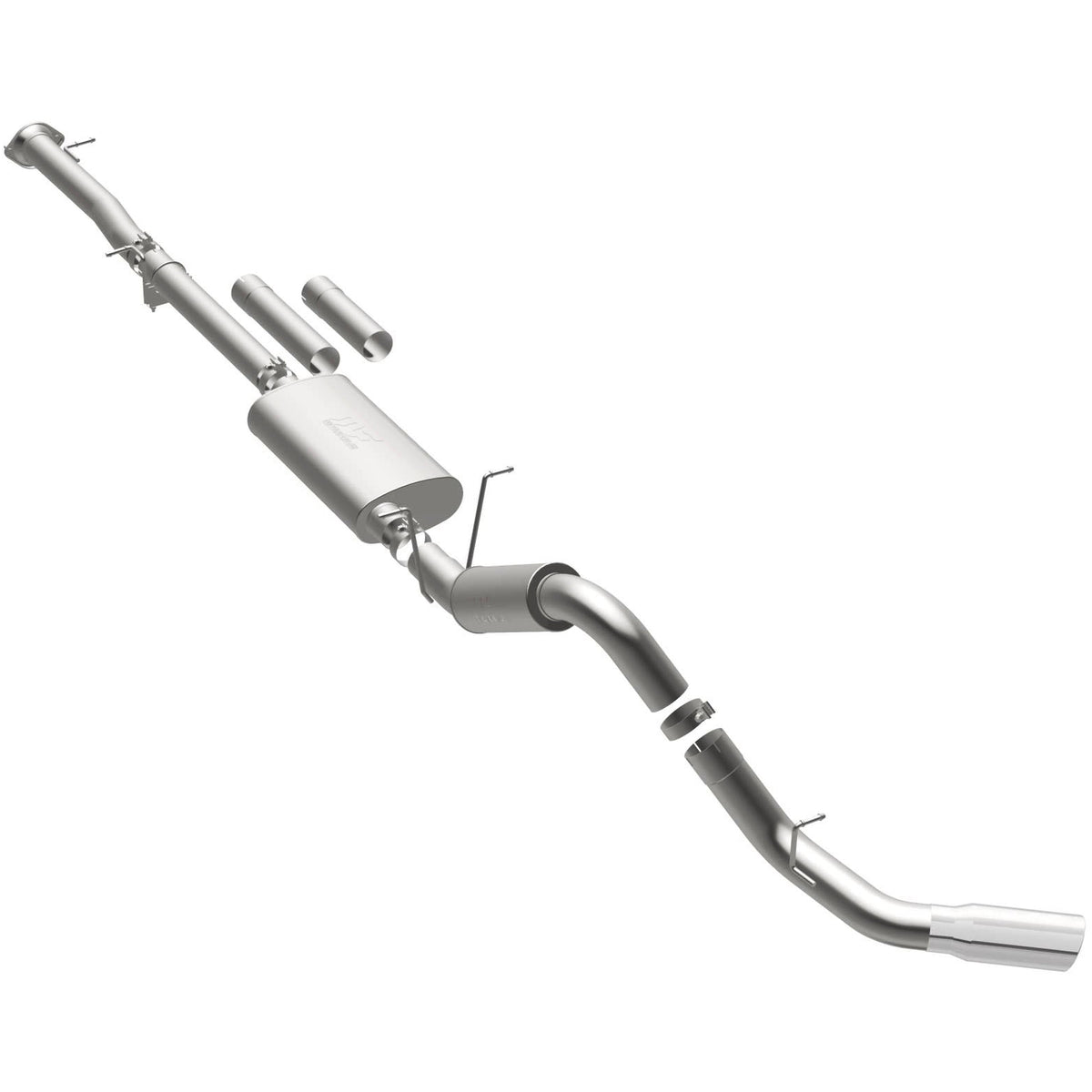 MagnaFlow Street Series cat-back výfuk – Chevrolet Silverado 2500 HD 6,0 (2011–2019) a další, koncovka Ø 5″ vpravo vzadu