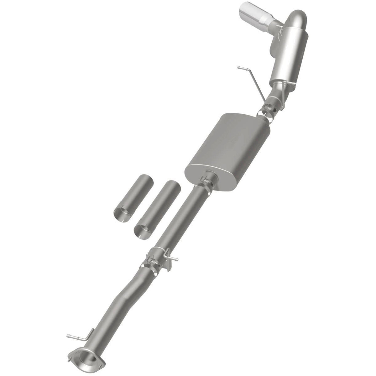 MagnaFlow Street Series cat-back výfuk – Chevrolet Silverado 2500 HD 6,0 (2011–2019) a další, koncovka Ø 5″ vpravo vzadu