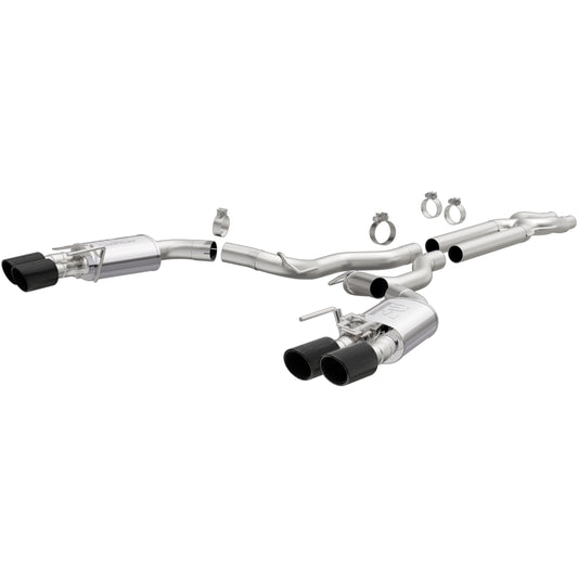 MagnaFlow Competition Series cat-back výfuk – Ford Mustang 5,2 (2015–2020), karbonové koncovky - 19299