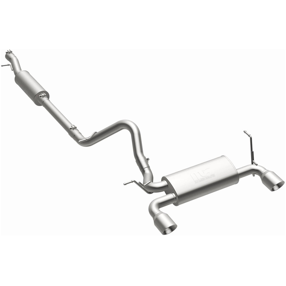 MagnaFlow Street Series cat-back výfuk – Jeep Wrangler 3,6 (2012–2018)