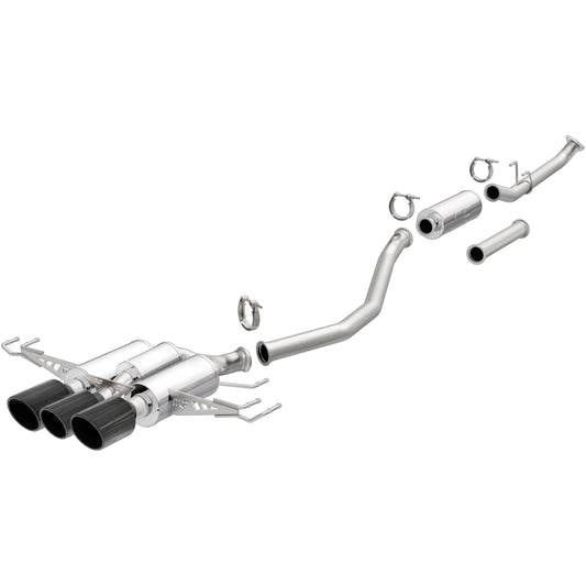 MagnaFlow xMOD Series cat-back výfuk – Honda Civic 2,0 (2017–2021), karbonové koncovky - 19383