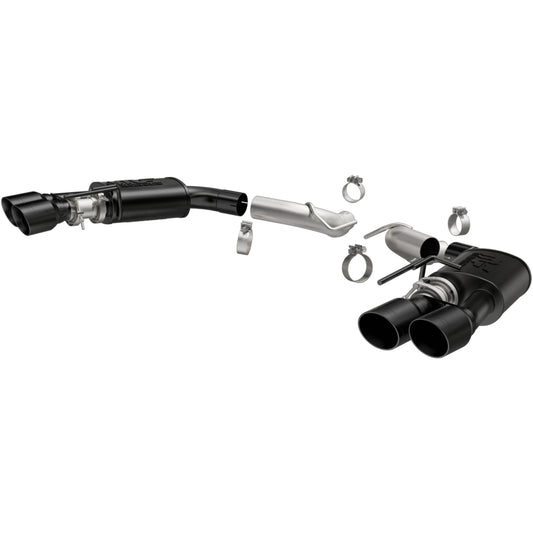 MagnaFlow Competition Series axle-back výfuk – Ford Mustang 5,0 (2018–2023), černé koncovky - 19419