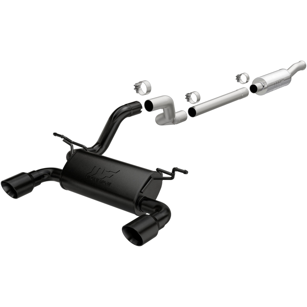 MagnaFlow Street Series cat-back výfuk – Jeep Wrangler 2,0 (2018–2026)