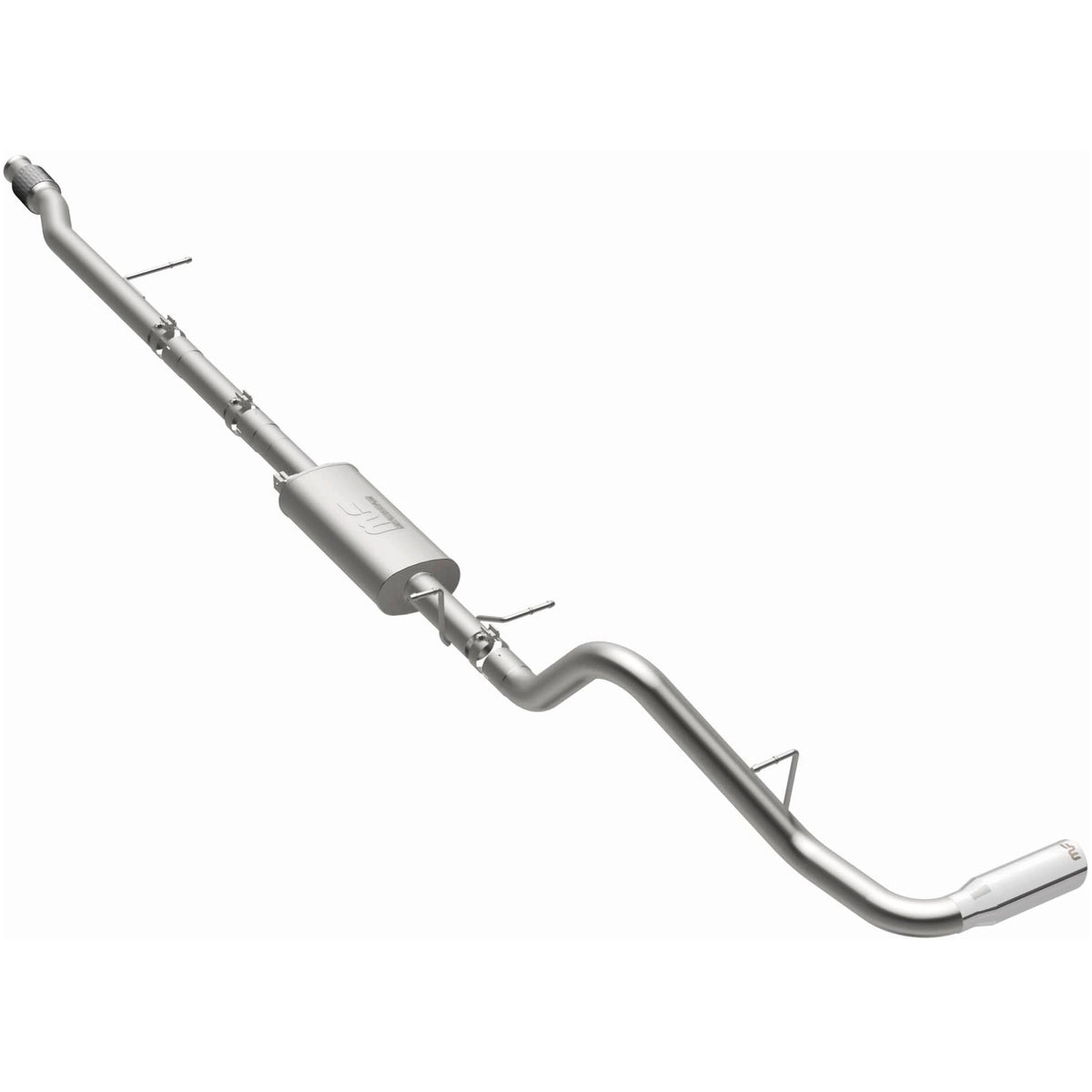 MagnaFlow Street Series cat-back výfuk – Chevrolet Silverado 1500 (2019–2021) / GMC Sierra 1500 (2019–2021), koncovka Ø 4″ vpravo vzadu