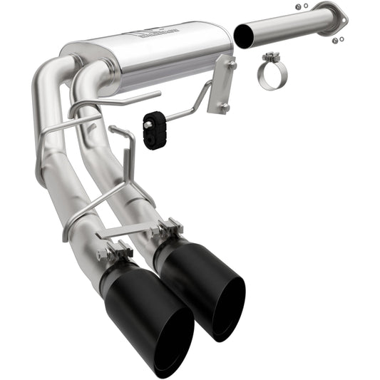MagnaFlow Street Series cat-back výfuk – Ford F-150 (2015–2020), 2 černé koncovky vpravo před zadním kolem - 19497