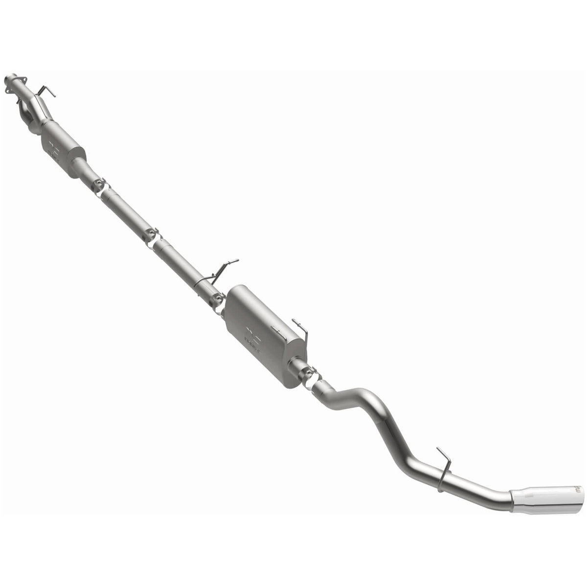 MagnaFlow Street Series cat-back výfuk – Ford F-250 Super Duty 7,3 (2020–2021) a další, leštěná koncovka Ø 5″ vpravo vzadu, potrubí Ø 3,5″ - 19530