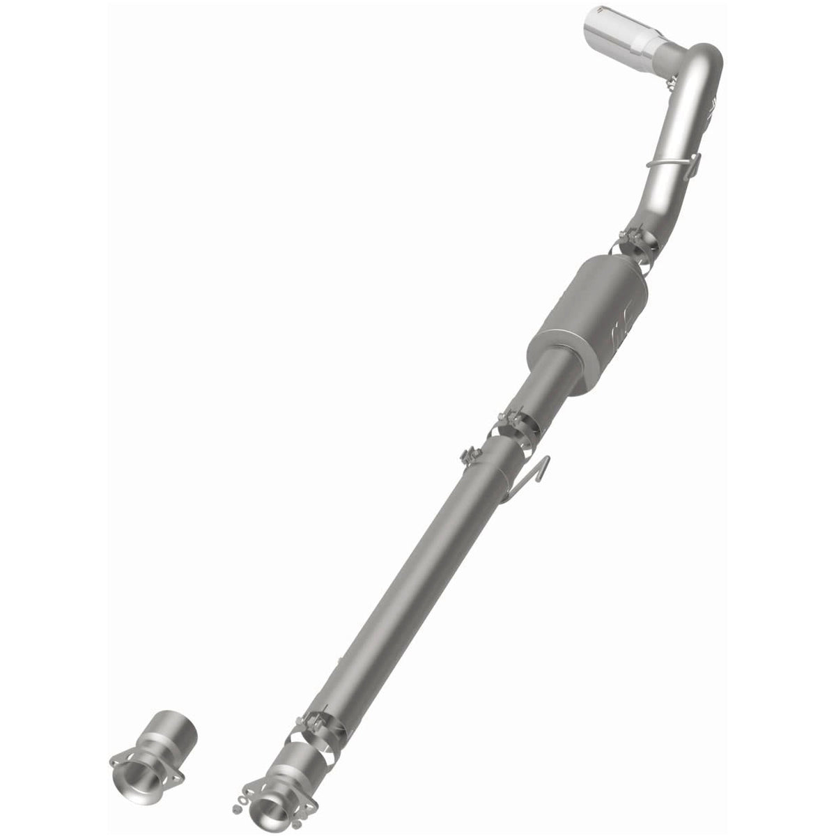 MagnaFlow Street Series cat-back výfuk – Ford F-150 (2021), leštěná koncovka Ø 5″ vpravo vzadu, potrubí Ø 4″ - 19577