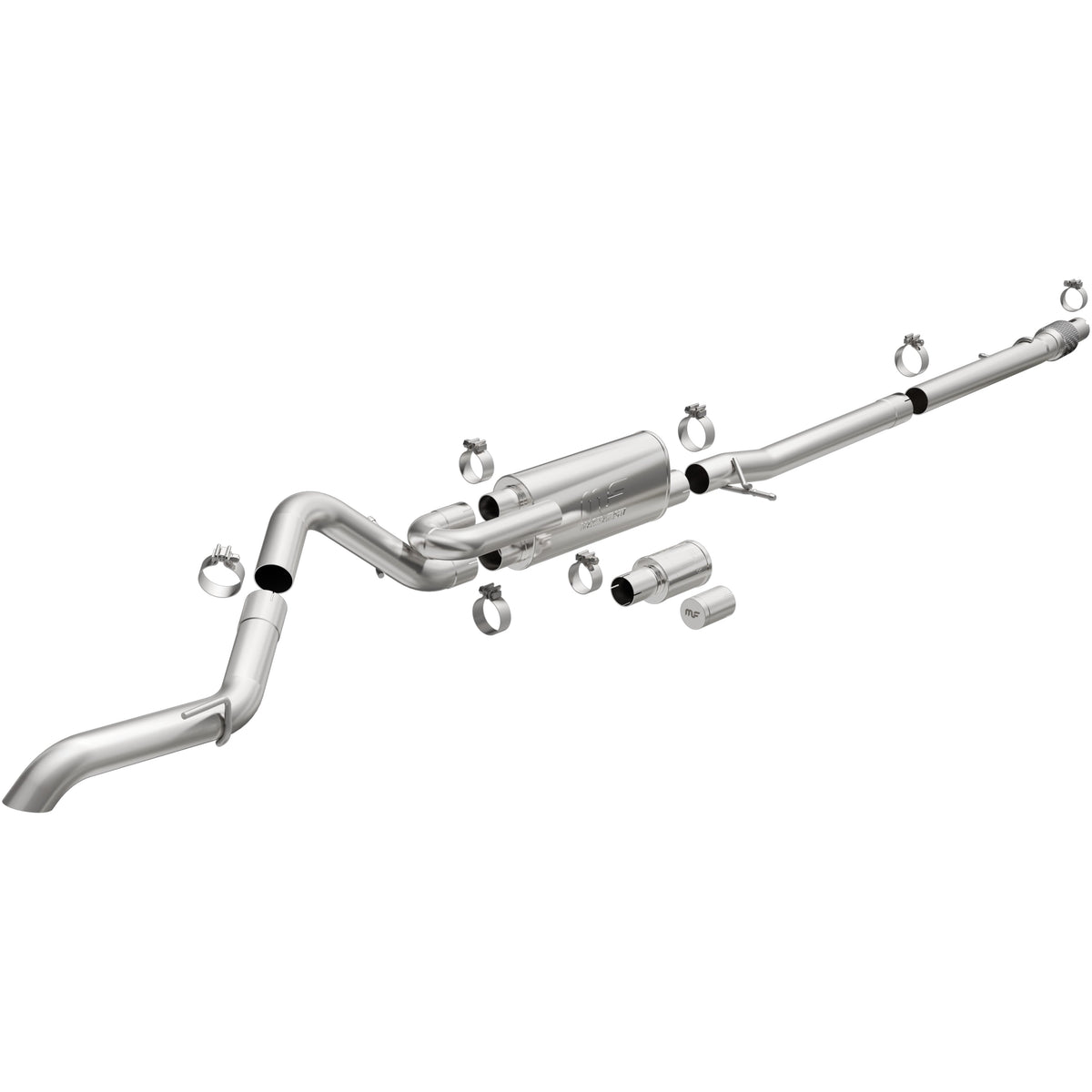 MagnaFlow Overland Series cat-back výfuk – Ford Ranger 2,3 (2019–2023) - 19605