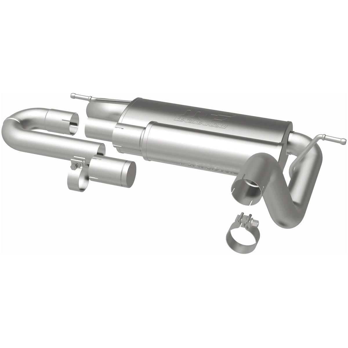 MagnaFlow Overland Series axle-back výfuk – Jeep Wrangler 2,0 / 3,6 (2018–2026) - 19620