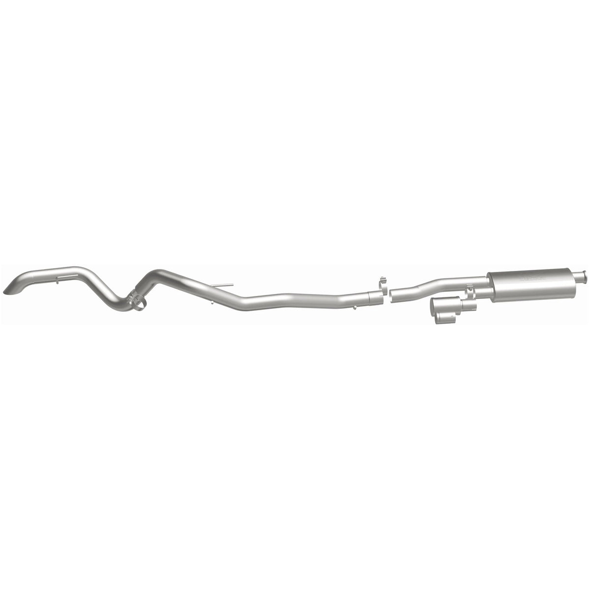 MagnaFlow Overland Series cat-back výfuk – Jeep Gladiator 3,6 (2020–2026) - 19621