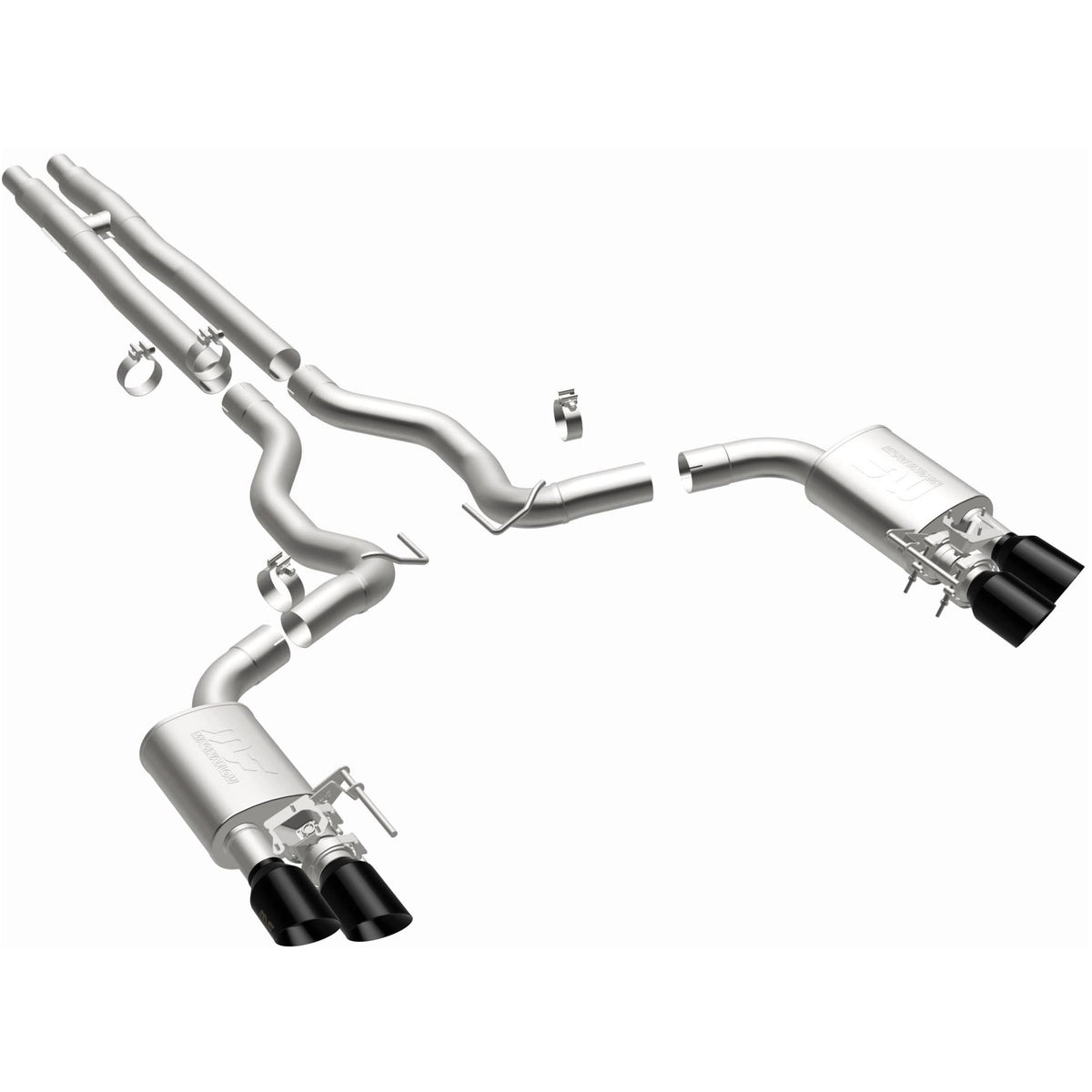 MagnaFlow Competition Series cat-back výfuk – Ford Mustang 5,0 (2024–2026), 4 koncovky rozděleně vzadu - 19643