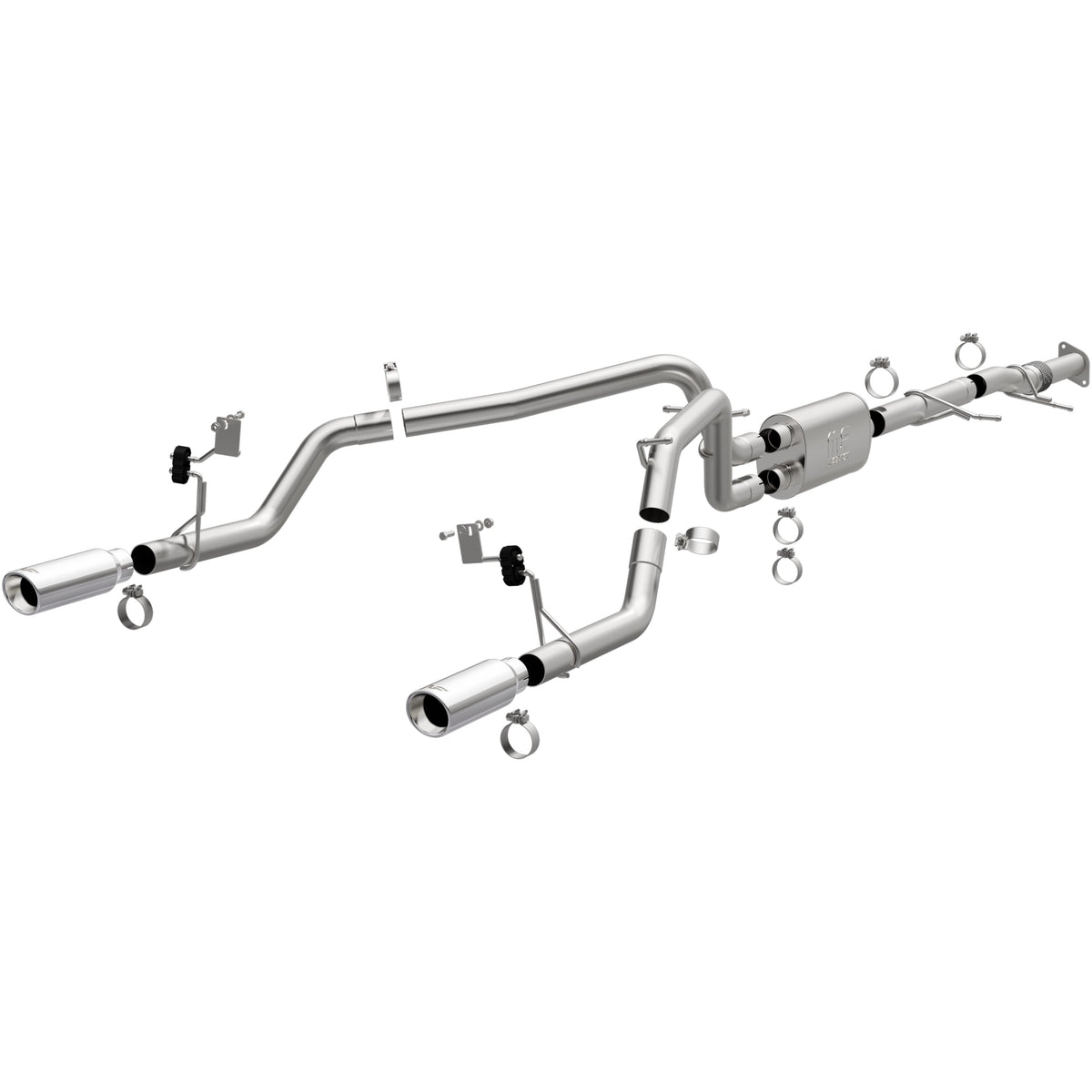 MagnaFlow NEO Series cat-back výfuk – Chevrolet Colorado / GMC Canyon 2,7 (2023–2026), černé koncovky - 19650