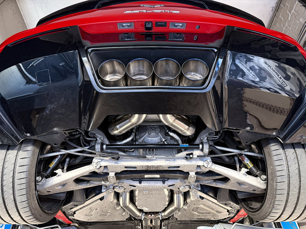 Sportovní klapkový výfuk Hurricane 3,5″ – Chevrolet Corvette C7 Stingray/Grand Sport