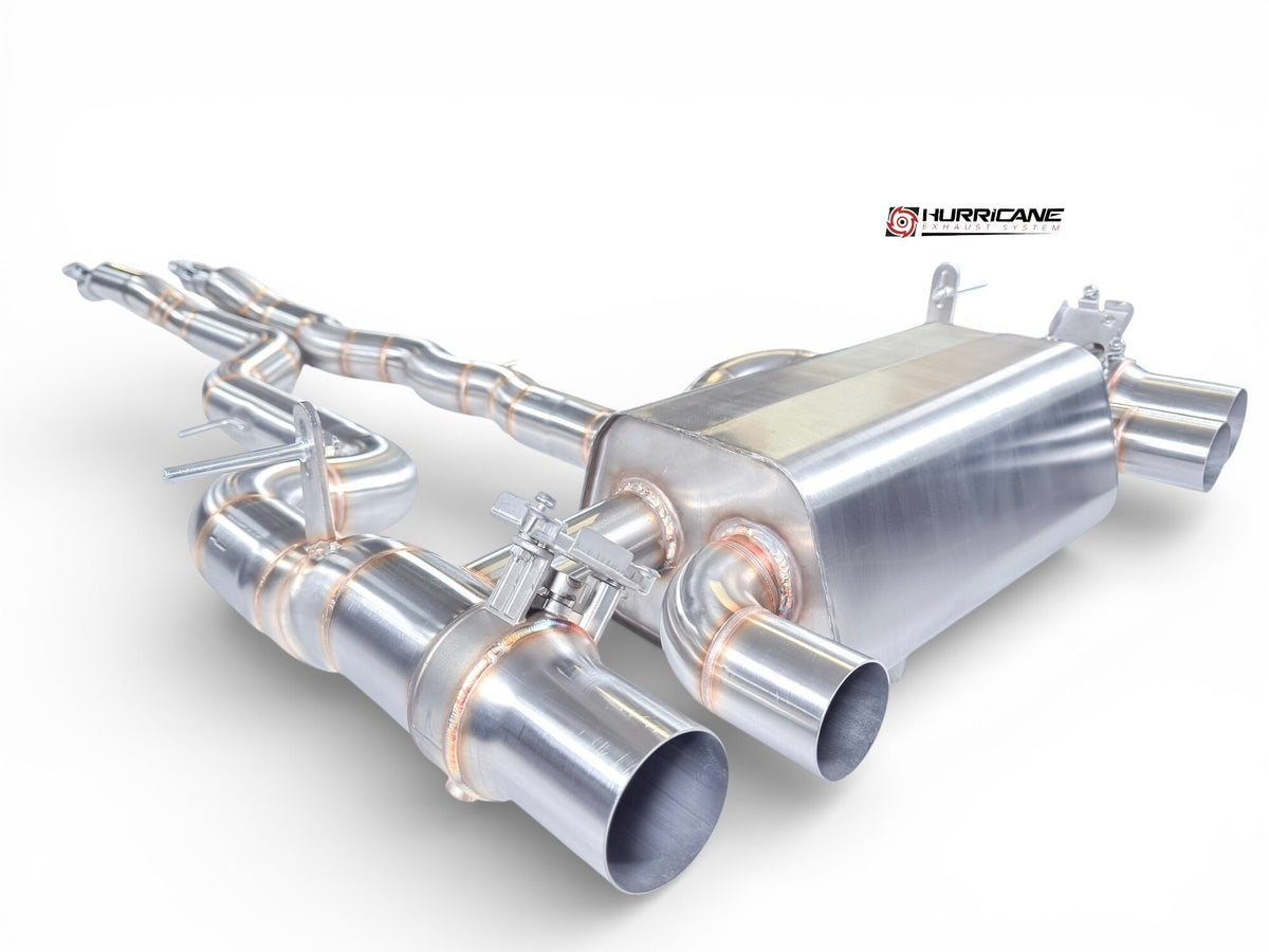 Sportovní klapkový výfuk Hurricane 3,5″ equal length – BMW M4 F82 431 k