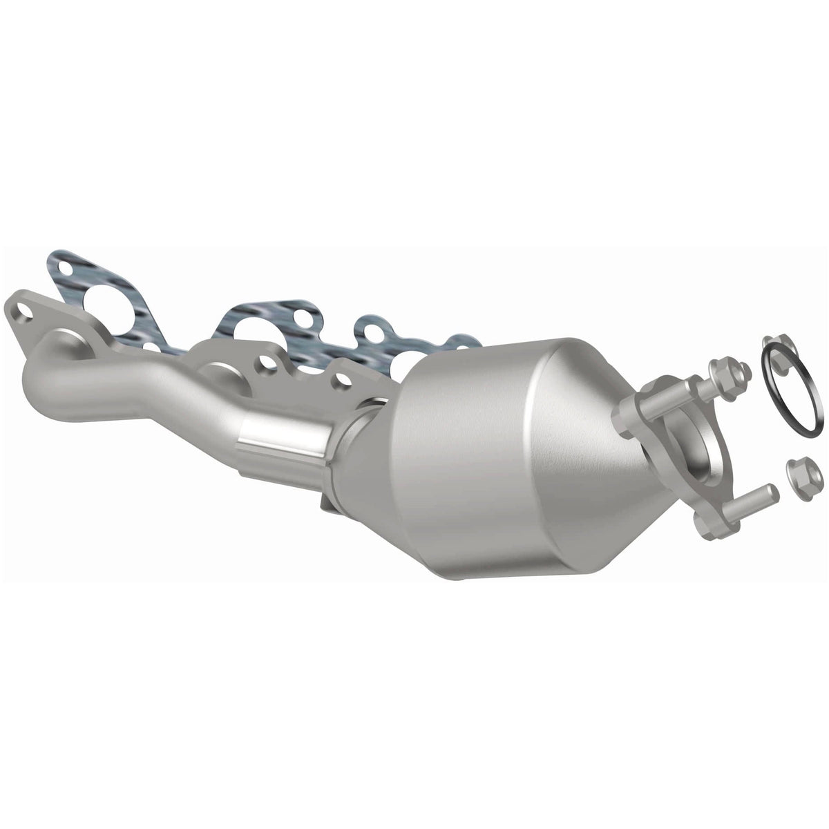 Katalyzátor se svodem MagnaFlow OEM Grade pro přímou montáž (pravý) – Nissan Frontier 3,3 (2002–2004) / Nissan Xterra 3,3 (2002–2004) - 49998